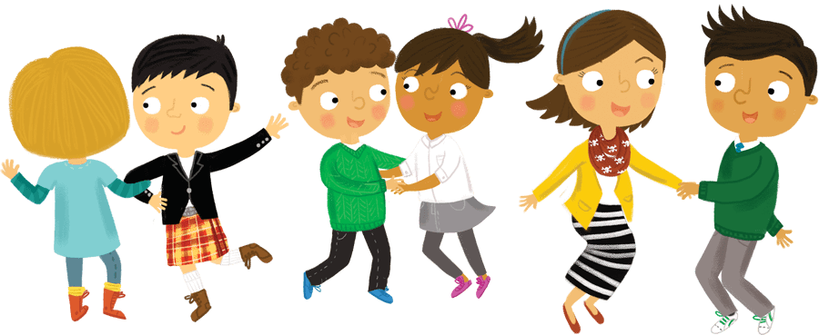 children-dancing Illustration: Children dancing