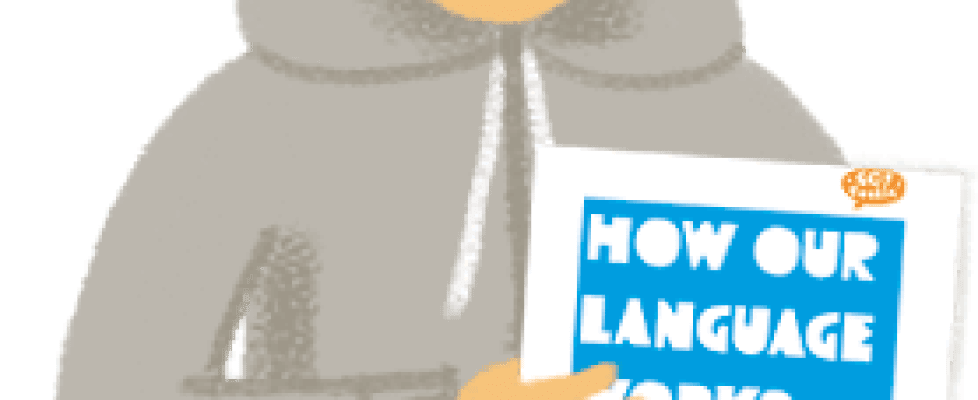 Illustration - Boy holding booklet